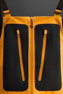 ZARA НЕПРОМОКАЕМЫЙ ЛЫЖНЫЙ КОМБИНЕЗОН, ЖЕЛТЫЙ