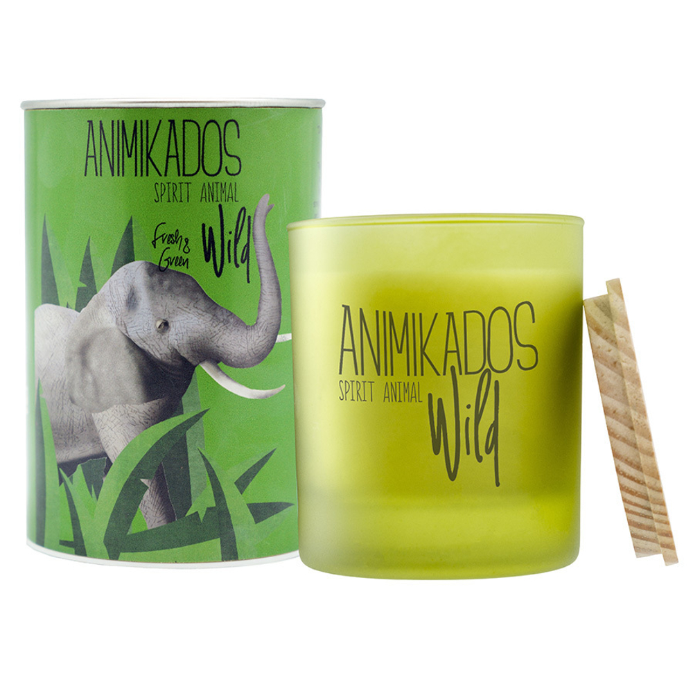 Свеча ароматическая wild elephant, Свежий, 40 ч