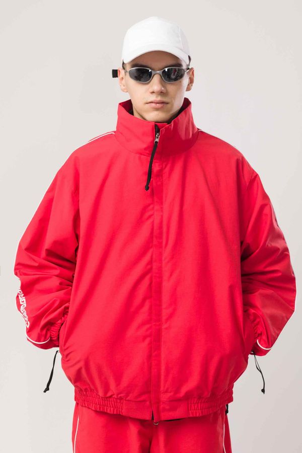 Олимпийка Piping 24 красная - фото 1