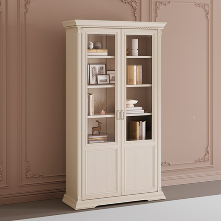 ЛОРЕНЦО Шкаф для книг2-дв. (филенка)