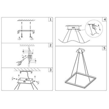Подвесной светильник 50W 4000K 08226,19(4000K) черный АЛЬТИС Kink Light