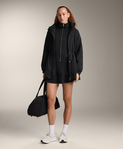 Oysho Мини-юбка с оборками, черный