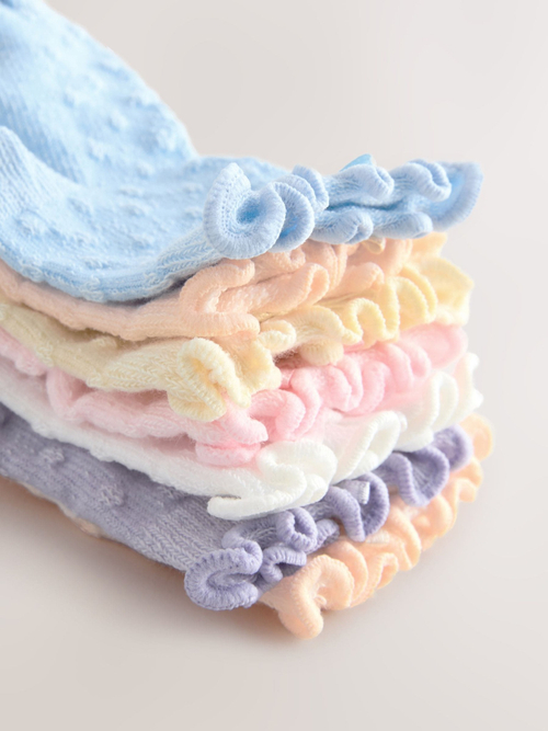 Носки для малышей Next E48-277, 3 шт., Белый, Светло-розовый, Сиреневый, Голубой