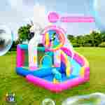 Батут на дачу для детей "Приключение единорога" 3,55*3*3 м