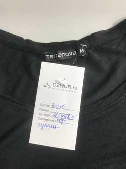 Туника Terranova для пляжных образов, маркировка М, визуально 46 размер