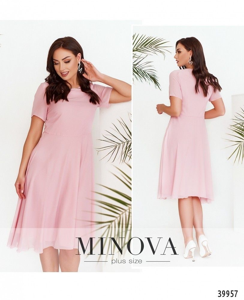 Платье 3148B-пудра Minova