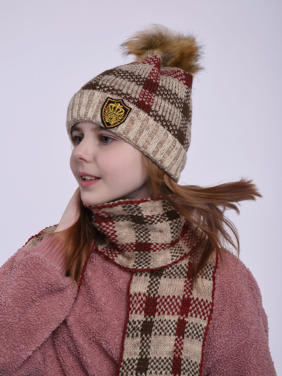 Комплект детский (Шапка+Шарф)