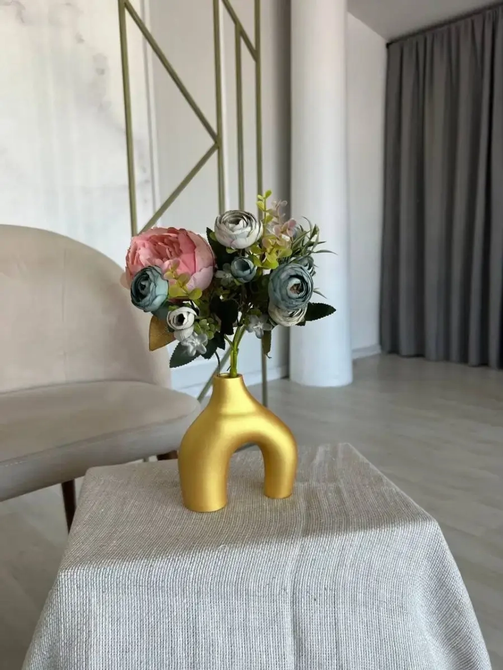 Ваза для цветов "Сканди" Кашпо для дома Скульптура