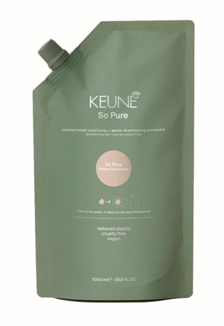 Keune So Pure Cпа Кондиционер ПОЛИРУЮЩИЙ Polish Conditioner Refill 1000 мл