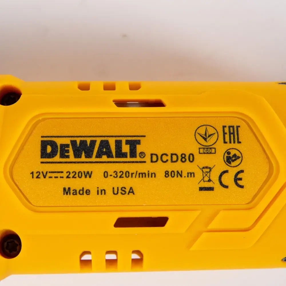 Угловой гайковерт Dewalt DCD80 12V 2.0AH