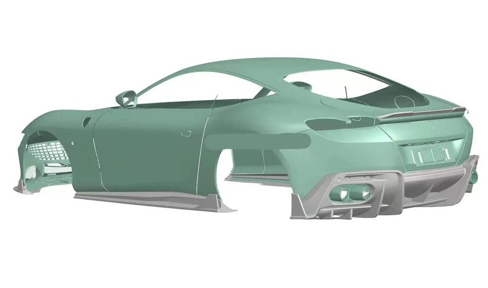 Карбоновый аэродинамический комплект для Ferrari Roma 2019+ Феррари Рома