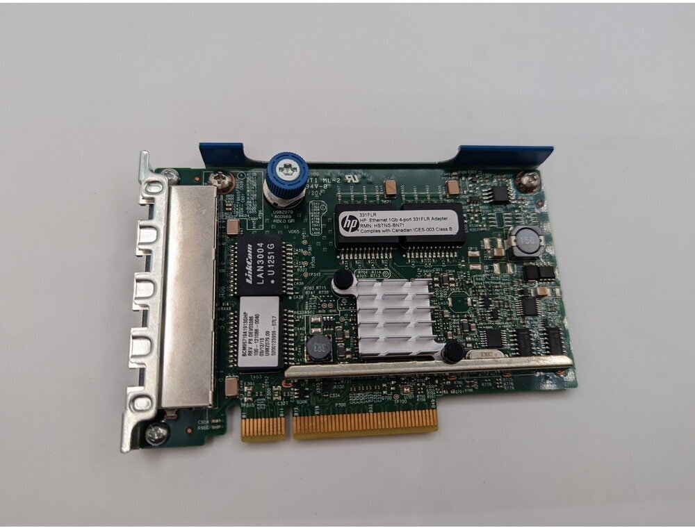 Сетевая карта HPE 331FLR 1GB 4-Port ETHERNET Gen8 629135-B21 789897-001 684208-B21 634025-001 629133-001 HSTNS-BN71 BCM95719A1913GHP