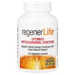 Natural Factors, RegenerLife®, добавка для оптимизации функции митохондрий, 120 вегетарианских капсул