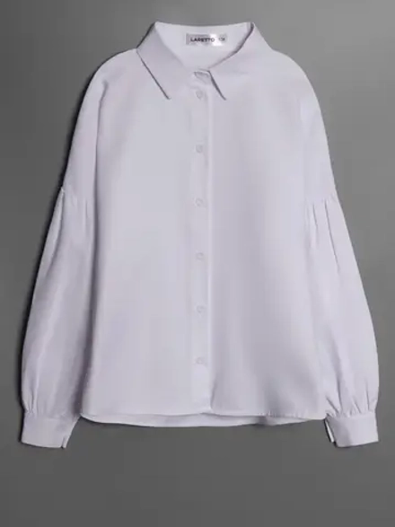 Белая рубашка школьная для девочки