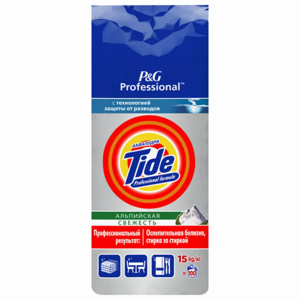 Стиральный порошок Tide Expert Альпийская свежесть 15 кг