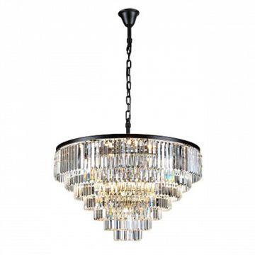 Люстра подвесная 3001/01 LM-25 чёрно-золотой Nova Divinare