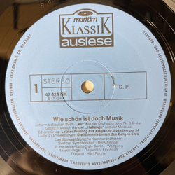 Винтажная виниловая пластинка LP Сборник Классической Музыки Verschiedene Komponisten, Wie schon ist doch Musik Разнообразие композиторов, Как Прекрасна Музыка (Германия 1973)