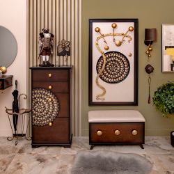 Тумба для обуви Heri 4 Каштан