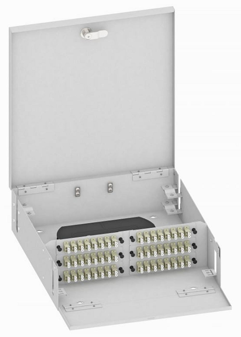 Кросс оптический настенный  TopLAN КРН-Top-96LC/U-OM2-GY