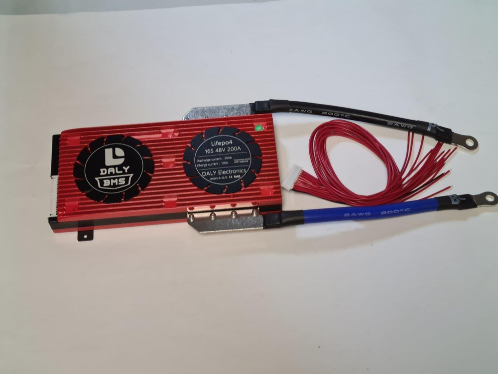 Плата контроля BMS LiFePO4 16S 48V 200A