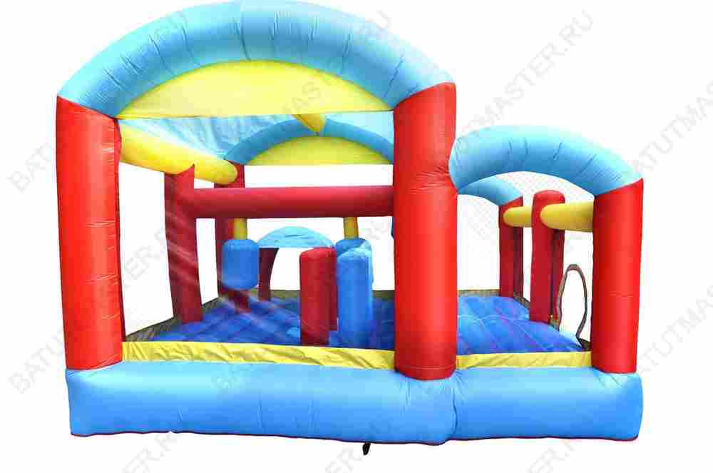 Батут для дачи "Мир приключений" 4,05*3,9*2,9 м