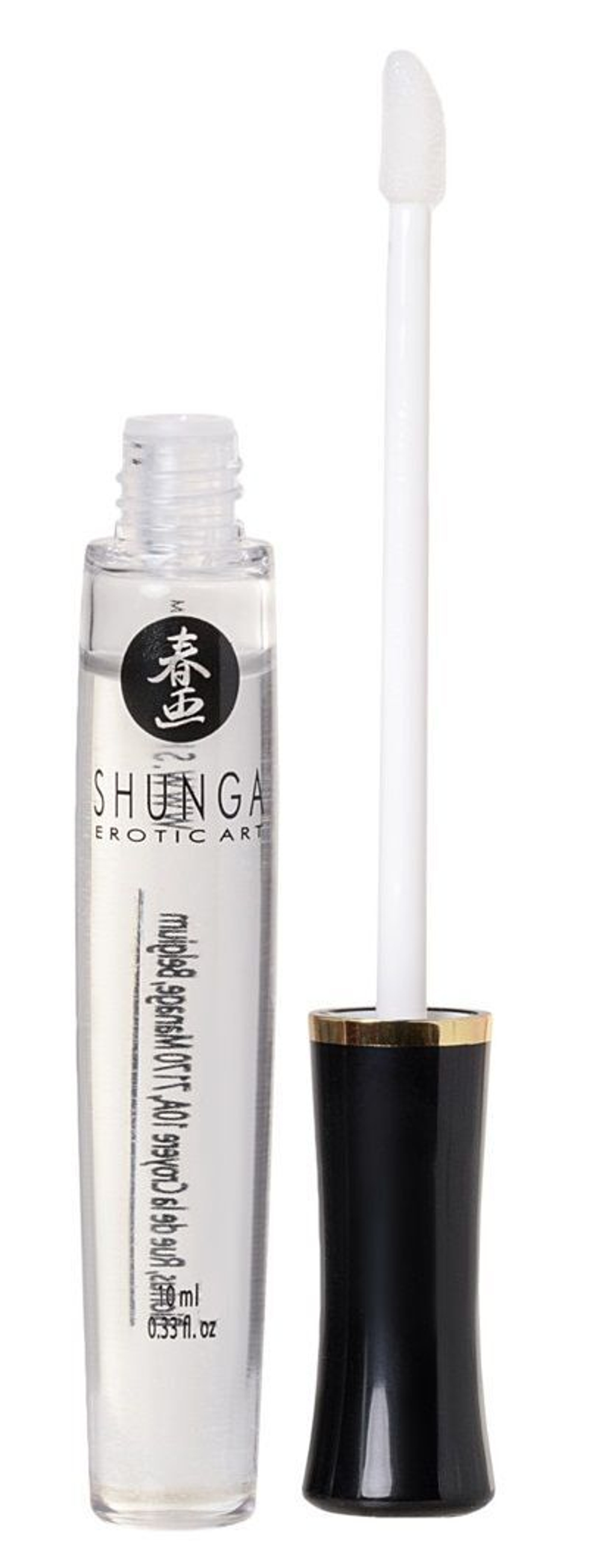 Возбуждающий блеск для губ со вкусом клубники и шампанского Божественное удовольствие - 10 мл.