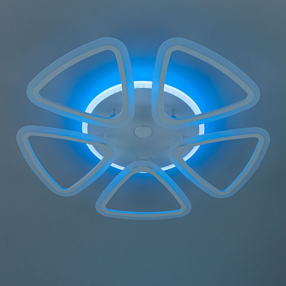 Citilux Мальта Смарт CL234A250E RGB Умная люстра Белая