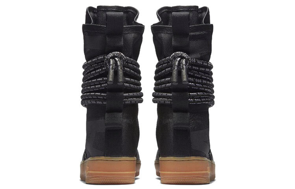 Кроссовки Nike Air Force 1 Black Gum (Женская размерная сетка)