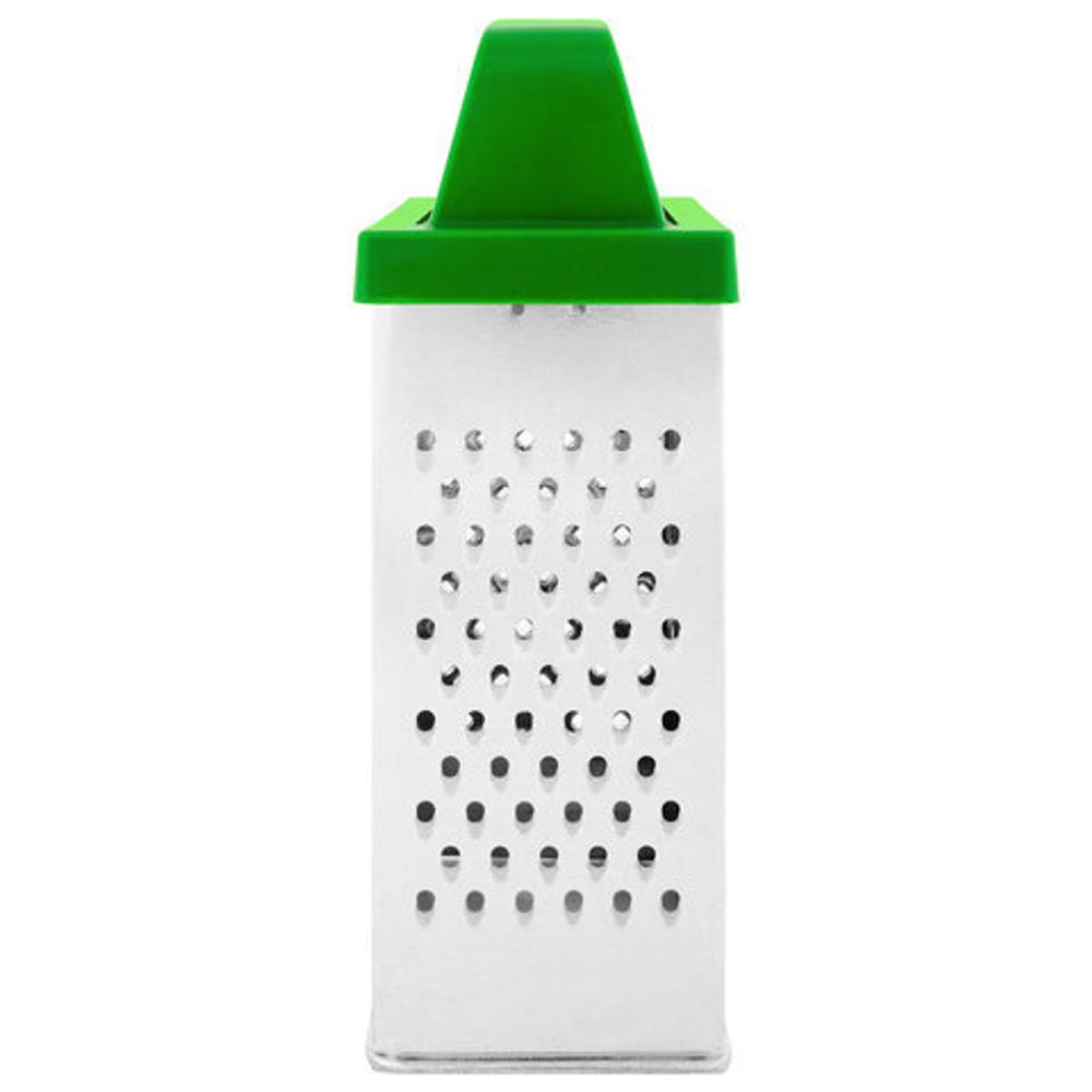 Терка 4 грани 18,2х6,2х8,5 см, белая жесть с пластиковой ручкой, BOOMHOUSE (БумХаус) Basic, 701860