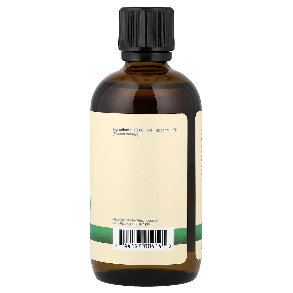 Vitacost, 100% чистое масло перечной мяты, 118 мл (4 жидк. унции)