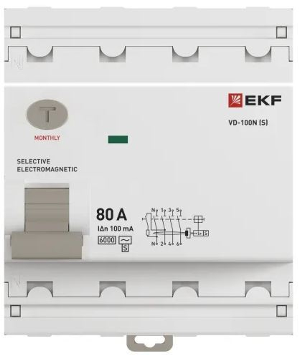 УЗО  EKF E1046MS80100