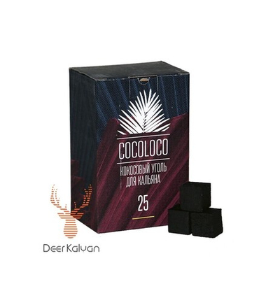 Уголь для кальяна "Cocoloco" (25 мм.) 72 шт.