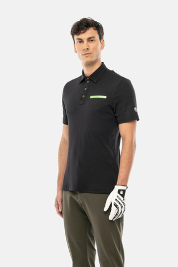 Мужское поло Hydrogen RUBBER LOGO TECH POLO (GL0013-007)