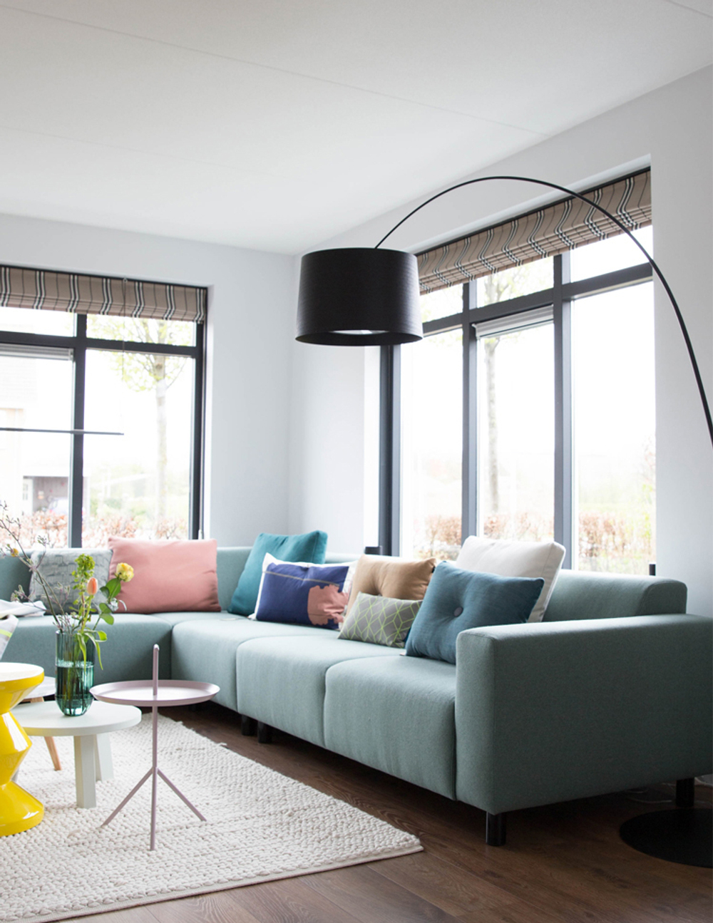 Напольный дизайнерский светильник  Twiggy by Foscarini (белый)