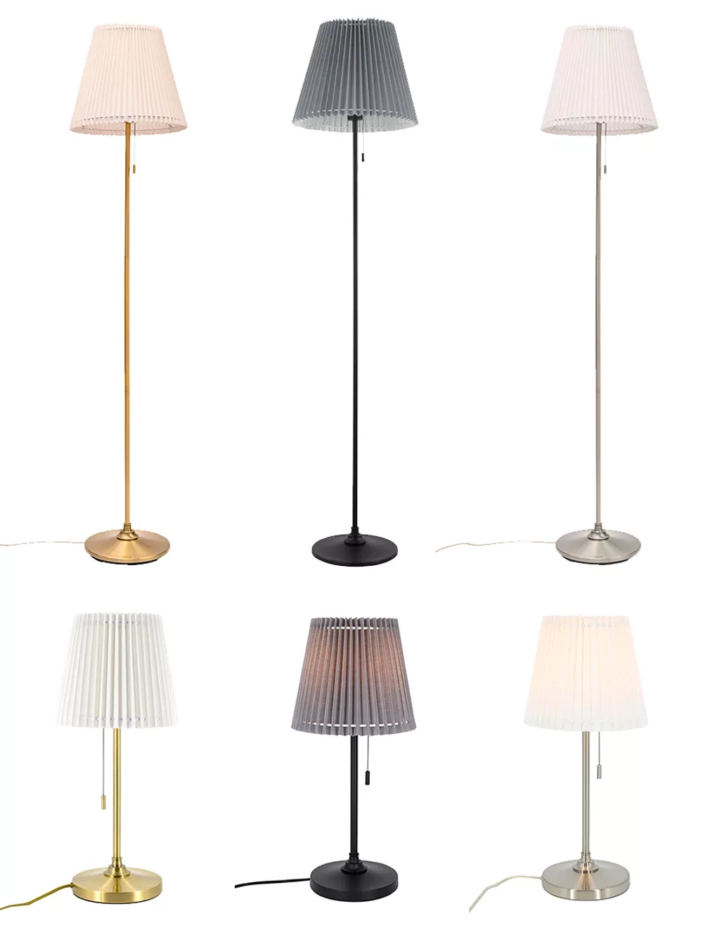 Напольный торшер с абажуром Лофт