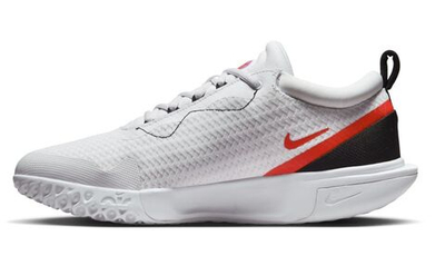 Мужские кроссовки теннисные Nike Zoom Court Pro HC - white/picante red/black/fuchsia dream
