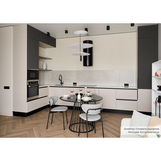 Стол обеденный tyra, D110 см, черный