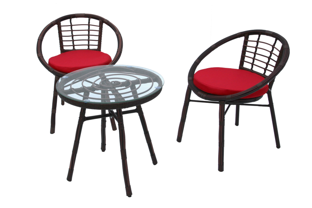 Набор мебели Garden Story Амальфи 3уп. (подстолье +столешница 1 уп., 2 кресла +2 подушки 2 уп)