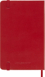 Ежедневник Moleskine (DHF212DC2) Classic Pocket 90x140мм 400стр. красный