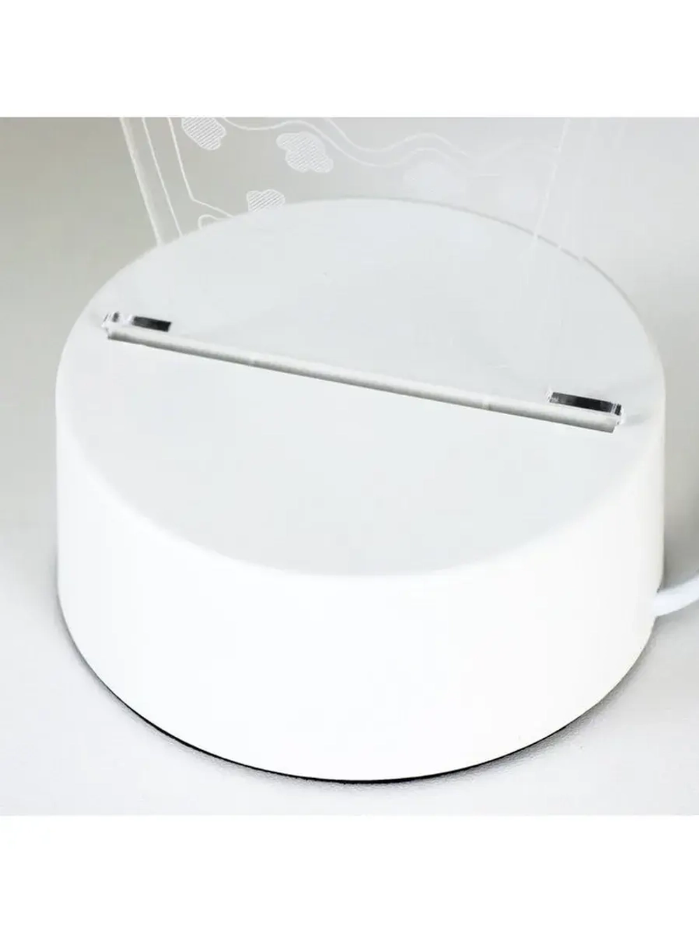 Светильник 3D ночник RISALUX «Кактус», LED белый 14×9.5×15 с