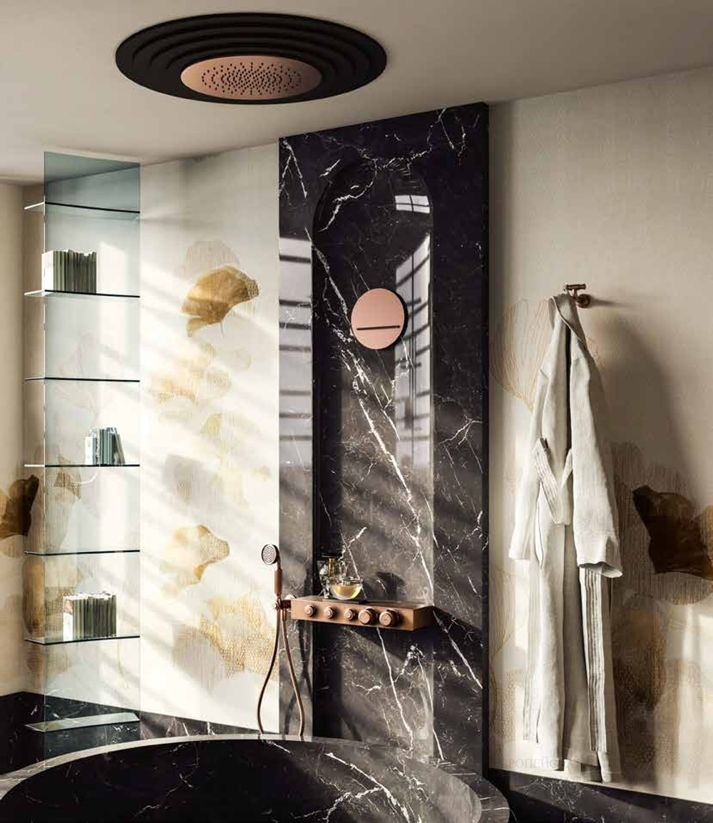 Ручной душ Gessi Venti20, с шланговым подсоединением, держателем, шлангом, цвет Chrome