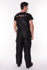 Зимний костюм для охоты и рыбалки ONERUS "Горный -45" (Таслан, Черный) Полукомбинезон