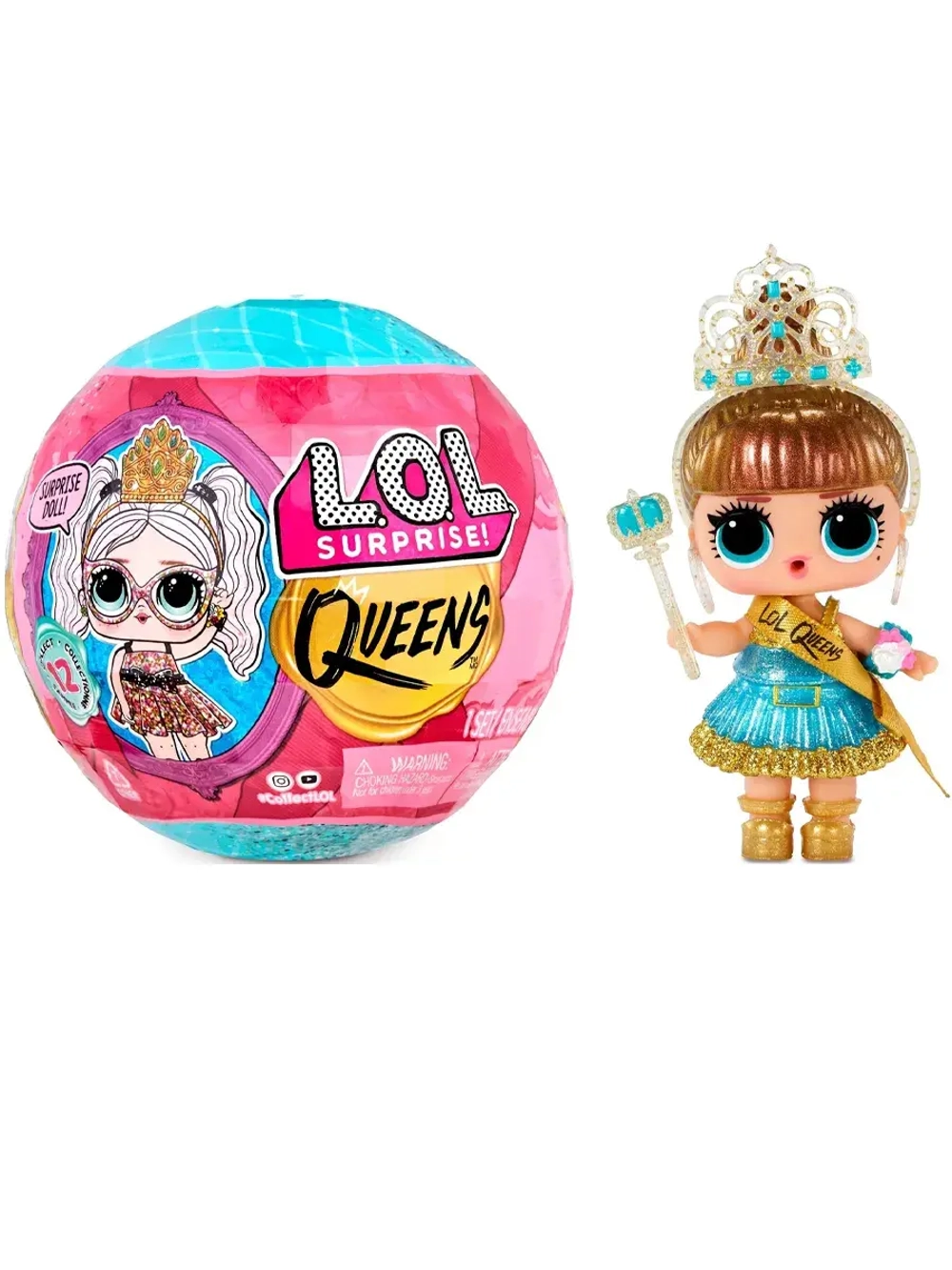 Кукла Лол Сюрприз в шаре Queens оригинал