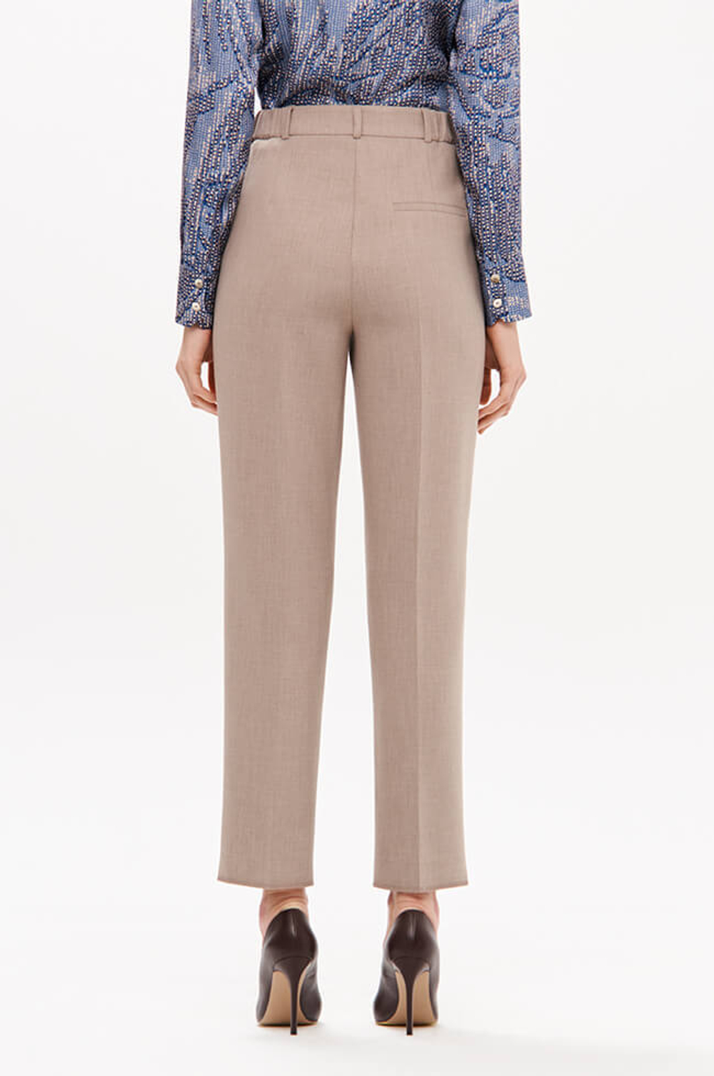 31182 Брюки женские (пепельно-бежевый)