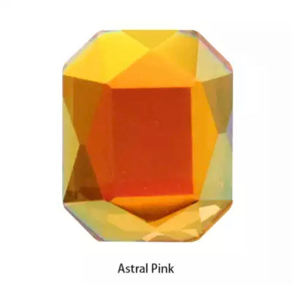 Прямоугольник Astral Pink 6*8 мм - 2 шт