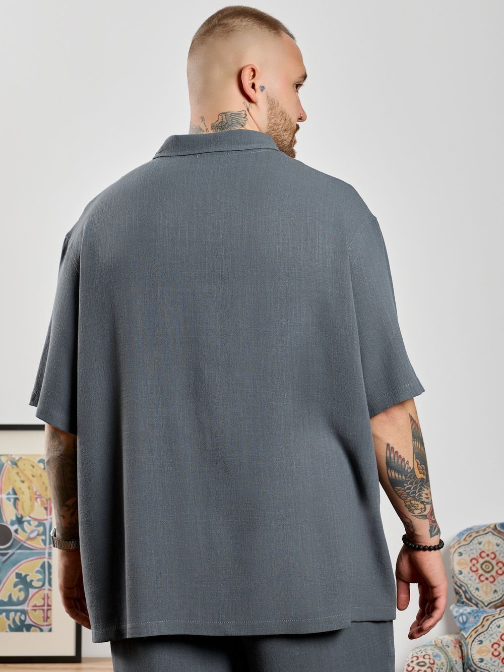 Рубашка мужская Линкольн-1 Виотекс ГРАФИТОВЫЙ