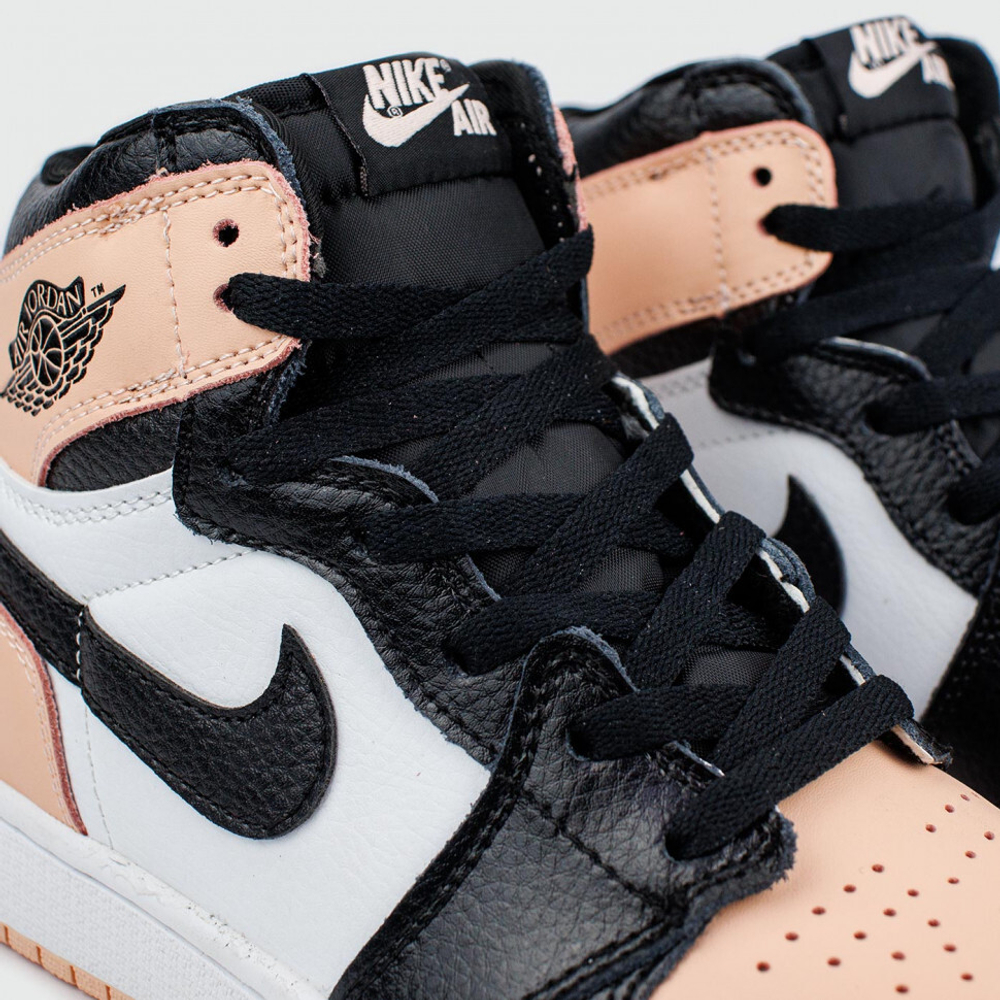 кроссовки Air Jordan 1 Mid White Cream Black Wmns