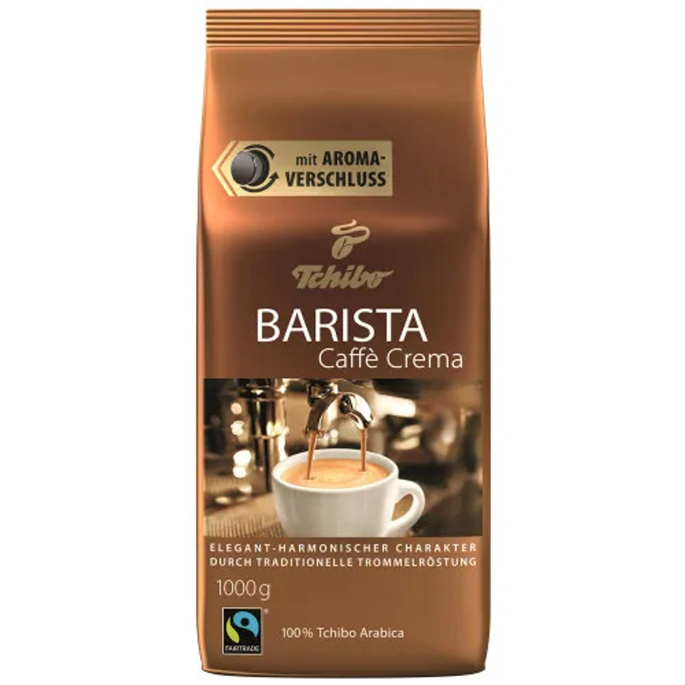 купить Кофе в зернах Tchibo Barista Caffe Crema, 1 кг (Чибо)