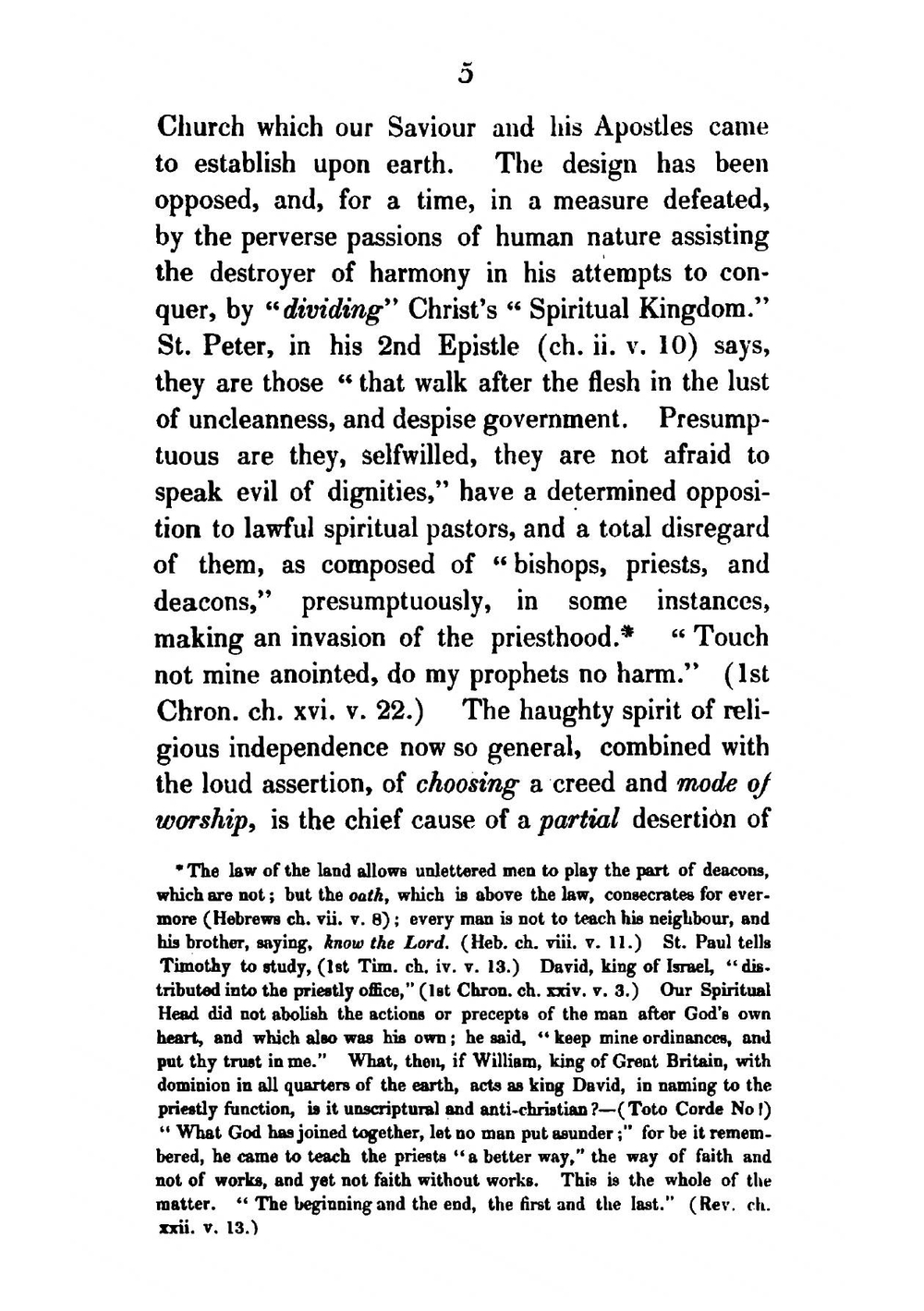A defence of the Church of England | Templum Laicus