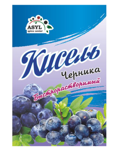 КИСЕЛЬ АСЫЛ КИСЕЛЬ ЧЕРНИКА 90ГР